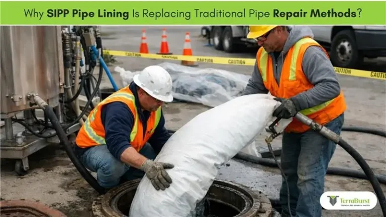 Spray in place pipe installation inside sewer manhole